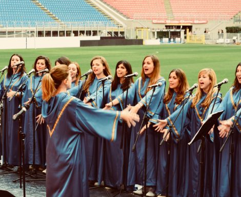 Jubilant Gospel Girls live in Stadio San Siro di Milano